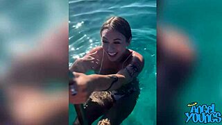 Blonde Angel Ripped Clothes Fucked Rough on European Vacation!