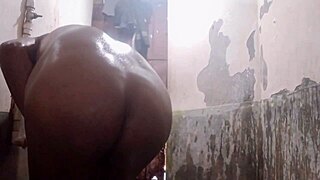 Kolkata Boy Jerks Monster Cock in Bathroom Alone