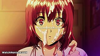 Anime Hentai Girlfriend's Big Tits Ass Creampie Ride