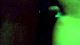 Amateur homemade anal creampie fills her tight ass deep