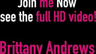 lovely blonde milf brittany andrews rides her dildo while talking dirty in heels