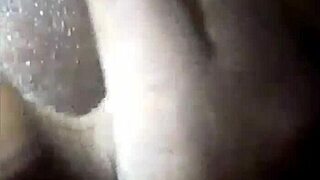 ebony ass squirts from deep anal fingering play
