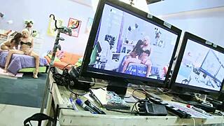 i... i love darryl hanah teaching louisa lanewood to lick milf pussy in lingerie heels