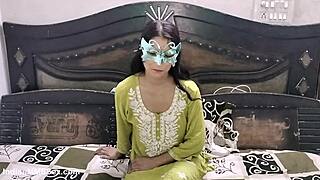 damn gorgeous indian milf shabnam's pussy wrecked by lover's rough thrusts!