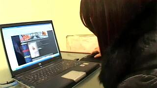 Watch This Big Tits Ebony Slut Get Her Tight Ass Rammed Hard by Massive Cock!