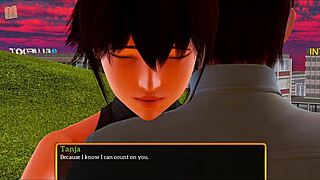 Redhead's big tits steal the family game spotlight