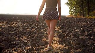 watching schoolgirl upskirt cameltoe flash full panties outdoors