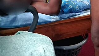 Real African Amateur Couple's Massive Cumshot on Sheer Fabric Full Clip