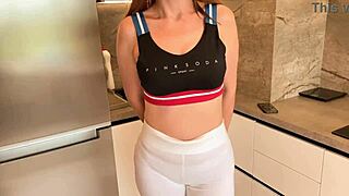 Russian stepmom fucks stepson secretly from cheating husband bent over doggystyle missionary riding tight pussy big ass big tits