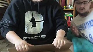 my first time on a sex machine with boyfriend watching