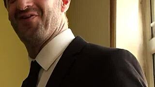 you ready for this sub's hardcore pounding in white fishnets and stockings?