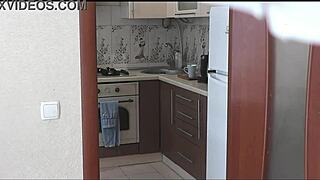 Wife lures neighbor for bed doggy pounding