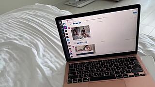 i caught stepsis on webcam slutting so i took my shot and fucked her creampie rough