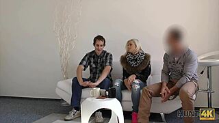 Hunt4k. Guy Cashes In as Girlfriend Fucks Old Neighbor!