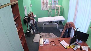 no one has to know, ebony hispanic maid whispers seducing stressed doctor patient