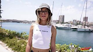 oh fuck, your cock stretches my narrow ass so good during this intense casting squirt!