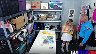 petite teen 18+, your shoplifted clothes rip off for my cock