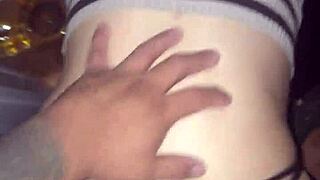 amateur latina bends over for intense doggystyle fucking in the storage room