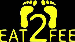 giggles teases her tattooed long-haired feet in sexy high heels close up