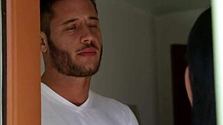 sabrina banks slurps boyfriend's monster cock in hardcore blowjob and muff dive