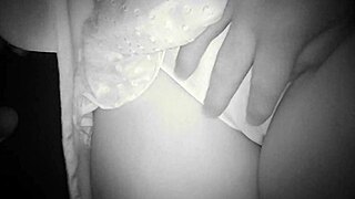 Wife in Miniskirt Begs Stranger to Enter Glory Hole Cabin