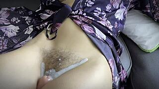 asian milf hairy pussy creampie orgasm closeups