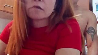 omg, i catch my sexy mother-in-law in the kitchen and fuck her tight pussy hard!!