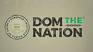 Sick pervs drag big ass slave milf outdoors for anal crawl