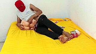 Latina slut tires my monster cock homemade silicone torso masturbation fuck