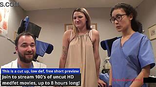 In the hospital, nurse Alexandria Riley faces detention fingering her patient's ass.