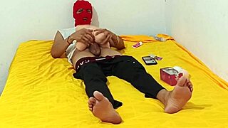 Latina slut tires my monster cock homemade silicone torso masturbation fuck