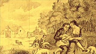 Vintage Antique Retro Erotic Bent Over Doggystyle Illustrations Collection