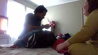 black wife shows how she folds clothes like a pro mommy