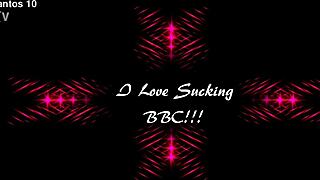 I Crave Sucking Big Black Monster Cocks Every Single Day