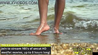 giggles teases her tattooed long-haired feet in sexy high heels close up