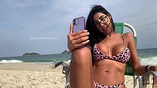 renatinha mello's big tits bounce in public beach anal cumshot chat