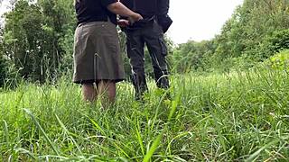 Mother In Law Sucks Huge Cock While Masturbating Her Dripping Wet Hairy Pussy Hard