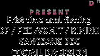 Meyzi's first black anal fisting rimjob dp gangbang bbc