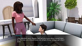 Black shaved beauties dive muffs in paradise play