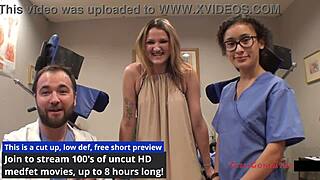 In the hospital, nurse Alexandria Riley faces detention fingering her patient's ass.