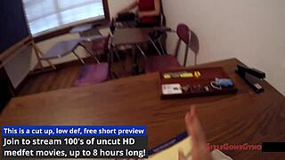 In the hospital, nurse Alexandria Riley faces detention fingering her patient's ass.