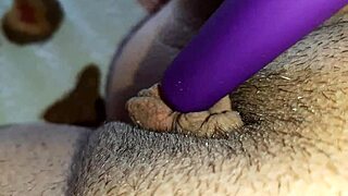 my dripping pussy shakes from vibrator clit orgasm