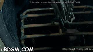 Tied Bondman Vibed While Gagged in Hardcore Dom Session