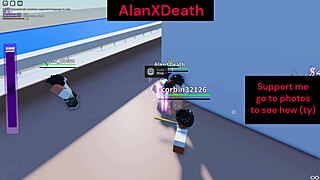 Fighting Game Turns Public Outdoor Pussy Ride Boobs Bounce