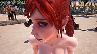 ¡Serenia se ahoga con polla monstruo negro al aire libre!