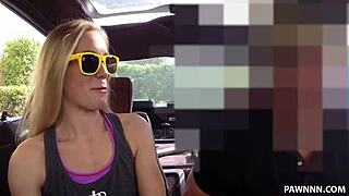 Country blonde milf spies cash for hardcore monster cock pounding