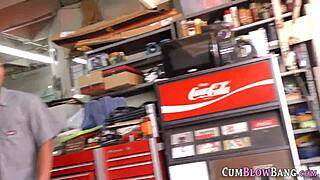 Redhead slut tugs and sucks bbc lineup in wild blowbang frenzy?