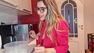 naughty kitchen tease flashes tits youtube banned video