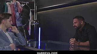 megan fiore busty secretary double penetration anal office heels