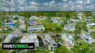 our hearts raced in that taboo shower mmf with petite latina